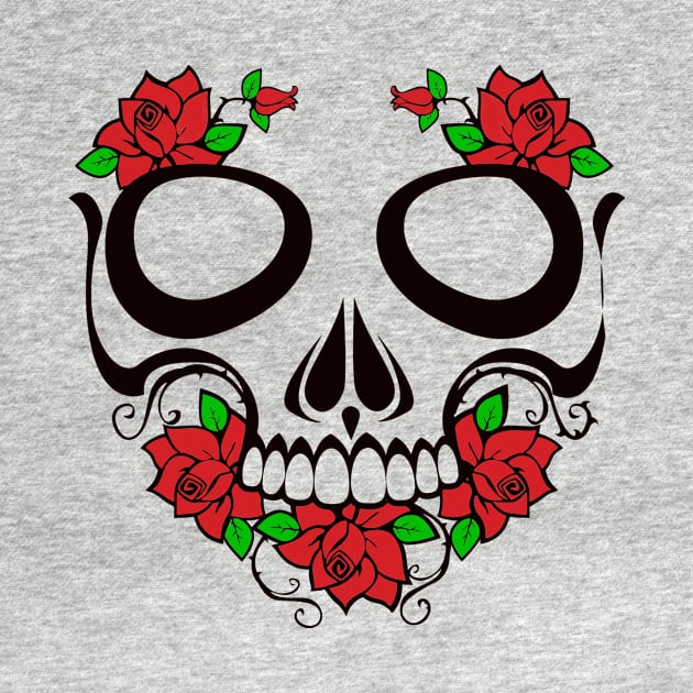 Rose Skull by Scruffies